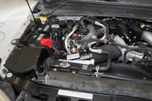 Ford F550 Super Duty Performance Air Intake - K&N Engineering - Blackhawk - Black - `11-`16